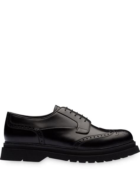 prada brogue shoes|prada brogues farfetch.